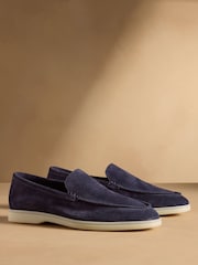 Marineblå - Russell & Bromley Carmel Soft Loafers - Billede 1 af 7