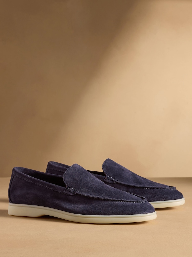 Marineblå - Russell & Bromley Carmel Soft Loafers - Billede 1 af 7
