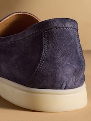 Russell & Bromley Navy Carmel Soft Loafers - Image 11 of 12