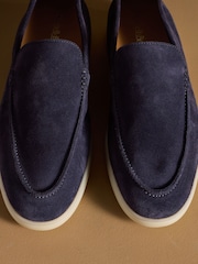 Russell & Bromley Navy Carmel Soft Loafers - Image 12 of 12