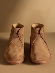 Russell & Bromley Tan Brown Penshaw Lace Up Boots - Image 2 of 6
