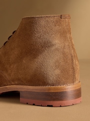 Russell & Bromley Tan Brown Penshaw Lace Up Boots - Image 5 of 6