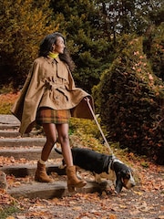 Hush Puppies Brown Womens Flora Ruched Boots - Image 3 of 3