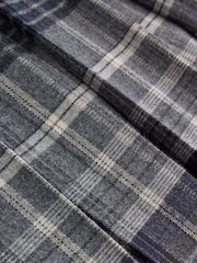 Grå/Blå rutete - N. Premium Kilt Midi Skirt - Bilde 9 av 10