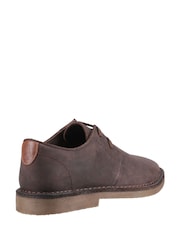 Hush Puppies Brown Scout Leather Lace Up Shoes - Image 4 of 5