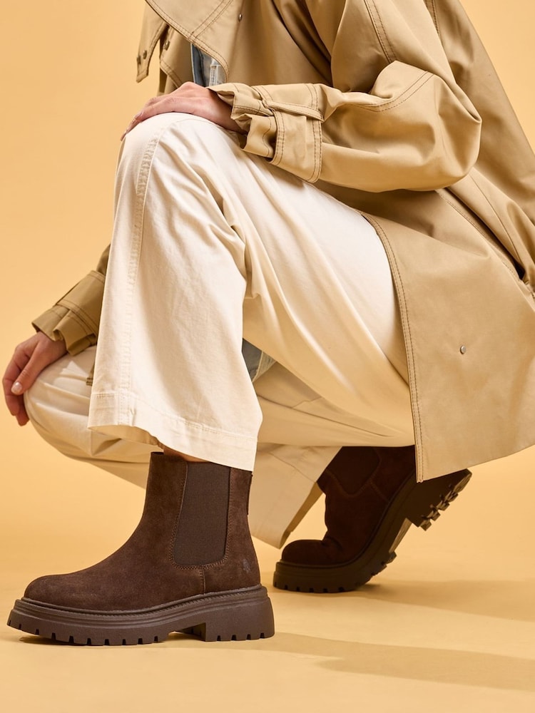 Hush Puppies Brown Rose Chelsea Boots - Image 2 of 4 Hush Puppies Brown Rose Chelsea Boots - Image 2 of 4