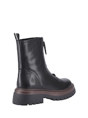 Hush Puppies Black Roxanna Zip Boots - Image 4 of 5