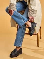 Hush Puppies Black Odessa Loafers - Image 1 of 5