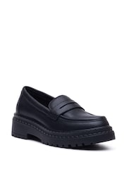 Hush Puppies Black Odessa Loafers - Image 3 of 5