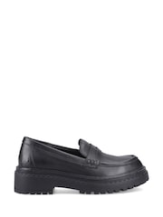 Hush Puppies Black Odessa Loafers - Image 4 of 5