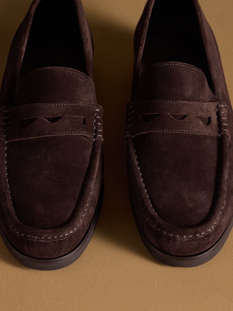 Russell & Bromley Brown Southgate Classic Saddle Loafers - Image 12 of 12