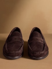 Russell & Bromley Brown Southgate Classic Saddle Loafers - Image 8 of 12