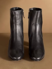 Russell & Bromley Black Upton Low Block Heel Ankle Boots - Image 3 of 7