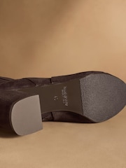 Brun - Russell & Bromley Upton Tall knæhøje støvler med blokhæl - Billede 7 af 7