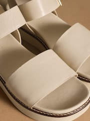 Russell & Bromley Ivory Boston Flatform Sandals - Image 5 of 7