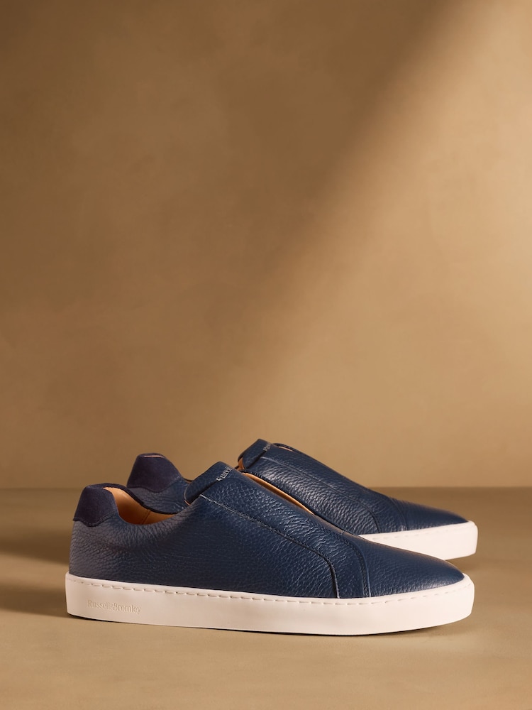 Μπλε - Russell & Bromley Pear Laceless Trainers - Εικόνα 1 από 7