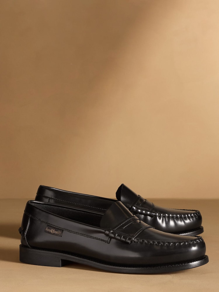 Russell & Bromley Black Dartmoor Loafers - Image 1 of 7 Russell & Bromley Black Dartmoor Loafers - Image 1 of 7
