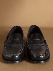 Russell & Bromley Black Dartmoor Loafers - Image 3 of 7