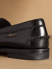 Russell & Bromley Black Dartmoor Loafers - Image 6 of 7