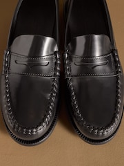 Russell & Bromley Black Dartmoor Loafers - Image 7 of 7