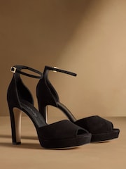 שחור - Russell & Bromley Hopebeck High Heel Platform Sandals - תמונה 1 מתוך 7