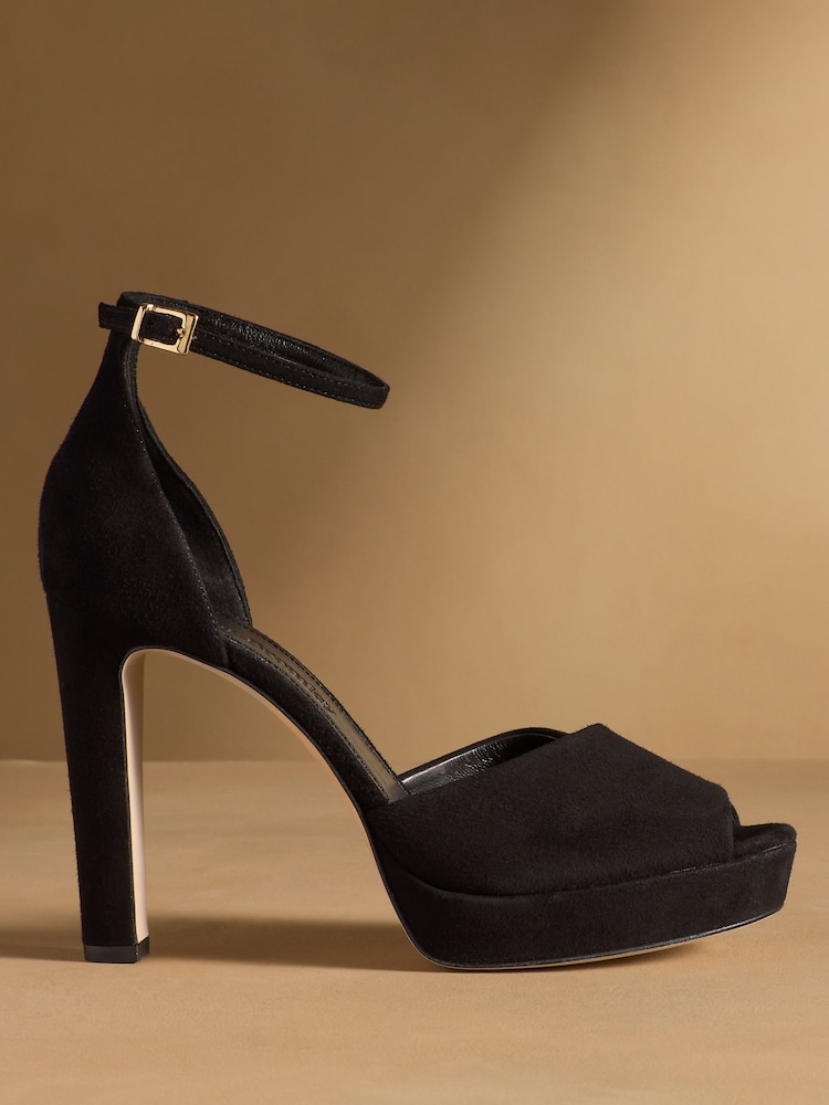 שחור - Russell & Bromley Hopebeck High Heel Platform Sandals - תמונה 2 מתוך 7
