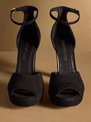 שחור - Russell & Bromley Hopebeck High Heel Platform Sandals - תמונה 3 מתוך 7