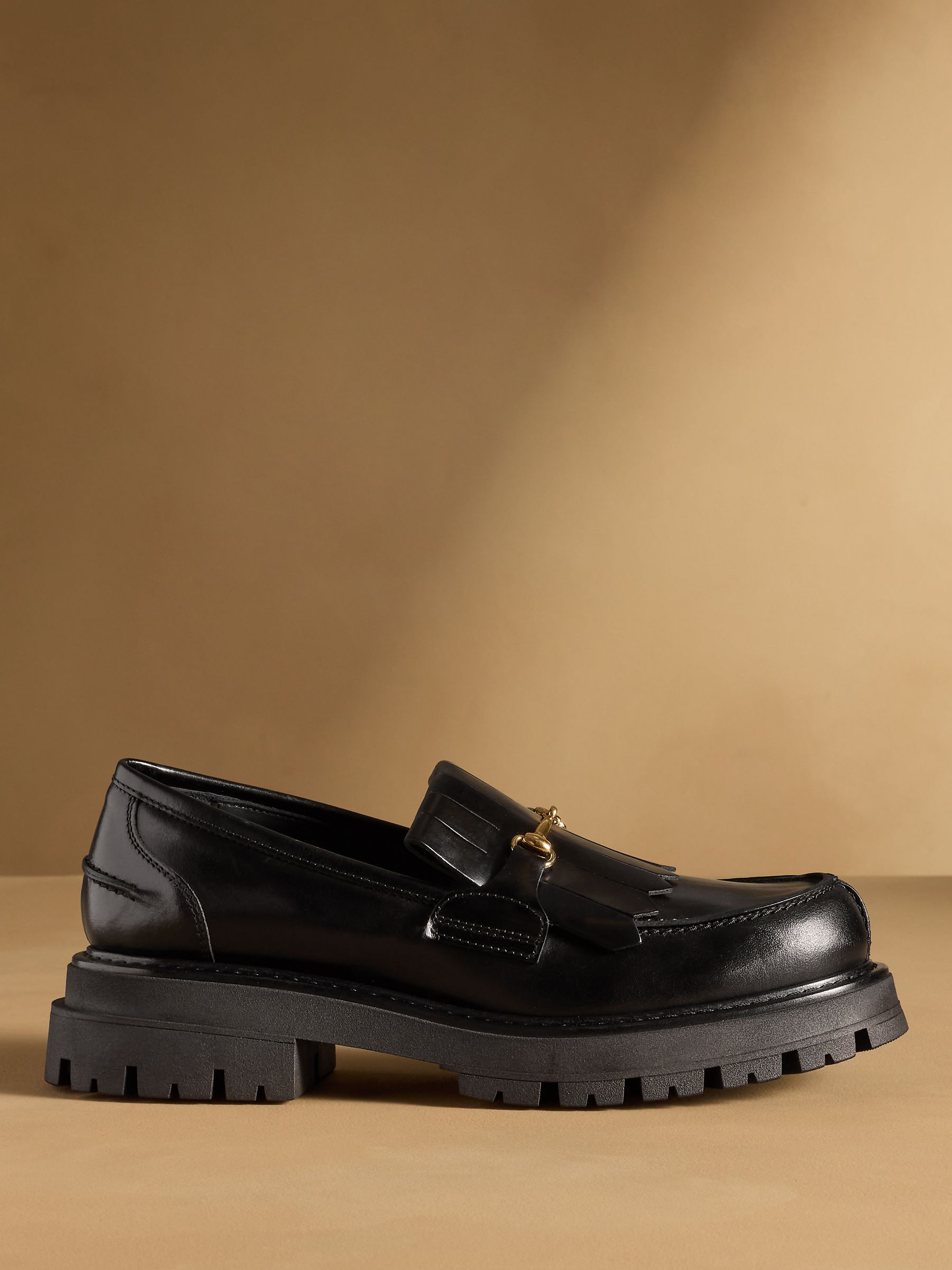 Buy Russell & Bromley Black Mossley Fringe Loafers from Next USA