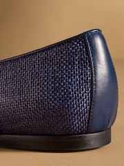 Russell & Bromley Blue Charming Ballet Pumps - Image 10 of 11