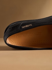 Russell & Bromley Black Dorchester Tassel Loafers - Image 5 of 7