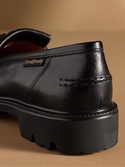 Russell & Bromley Black Dorchester Tassel Loafers - Image 6 of 7