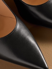 Russell & Bromley Black Hillcliffe High Heeled Courts - Image 4 of 7