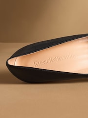Russell & Bromley Black Hillcliffe High Heeled Courts - Image 5 of 7