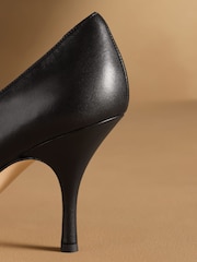 Russell & Bromley Black Hillcliffe High Heeled Courts - Image 6 of 7
