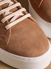 Russell & Bromley Brown Park Cord Flatform Lace Up Trainers - Image 4 of 7