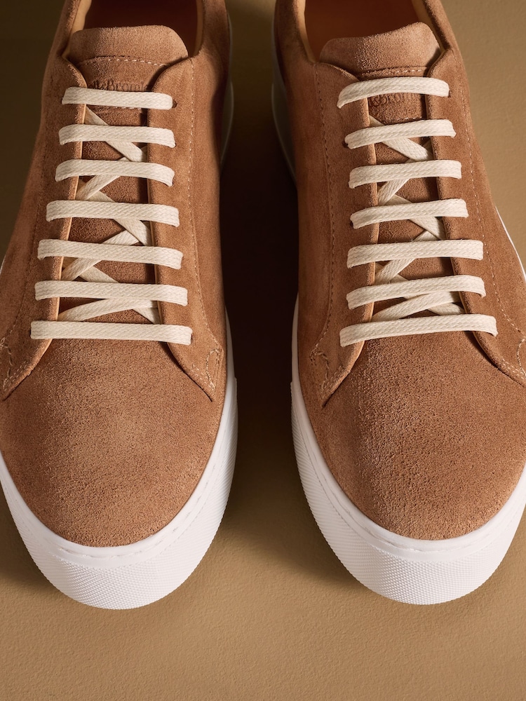 Russell & Bromley Brown Park Cord Flatform Lace Up Trainers - Image 7 of 7