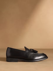 Russell & Bromley Black Derwent Tassel Loafers - Image 2 of 7