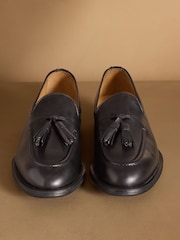 Russell & Bromley Black Derwent Tassel Loafers - Image 3 of 7