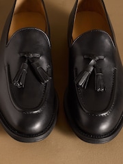 Russell & Bromley Black Derwent Tassel Loafers - Image 7 of 7
