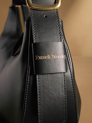කළු - Russell & Bromley Sutton Medium Oval Shoulder Bag - 6න් 4 වන රූපය