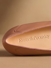 Russell & Bromley Neutral Carden Ballet Flats - Image 5 of 7