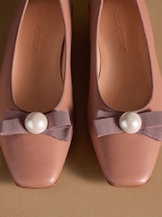 Russell & Bromley Neutral Carden Ballet Flats - Image 7 of 7
