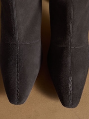 Russell & Bromley Black Hale Tall Stretch Knee High Sock Boots - Image 6 of 6