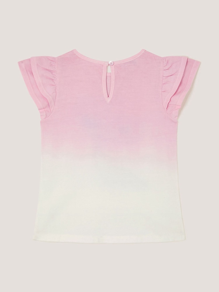 Monsoon Pink Mermaid Ombré T-Shirt - Image 2 of 3