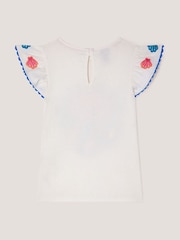 Monsoon Cream Mermaid Beaded T-Shirt - Image 2 of 3