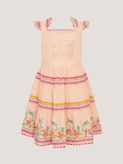 Monsoon Tina Tropical Toucan Embellished Dress - Afbeelding 2 van 3