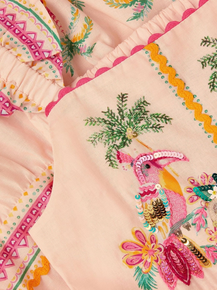 Monsoon Tina トロピカル・オオハシ 装飾入り ワンピース - 画像 4 / 4