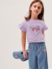 Monsoon Purple My Little Pony Embroidered T-Shirt - Image 3 of 3