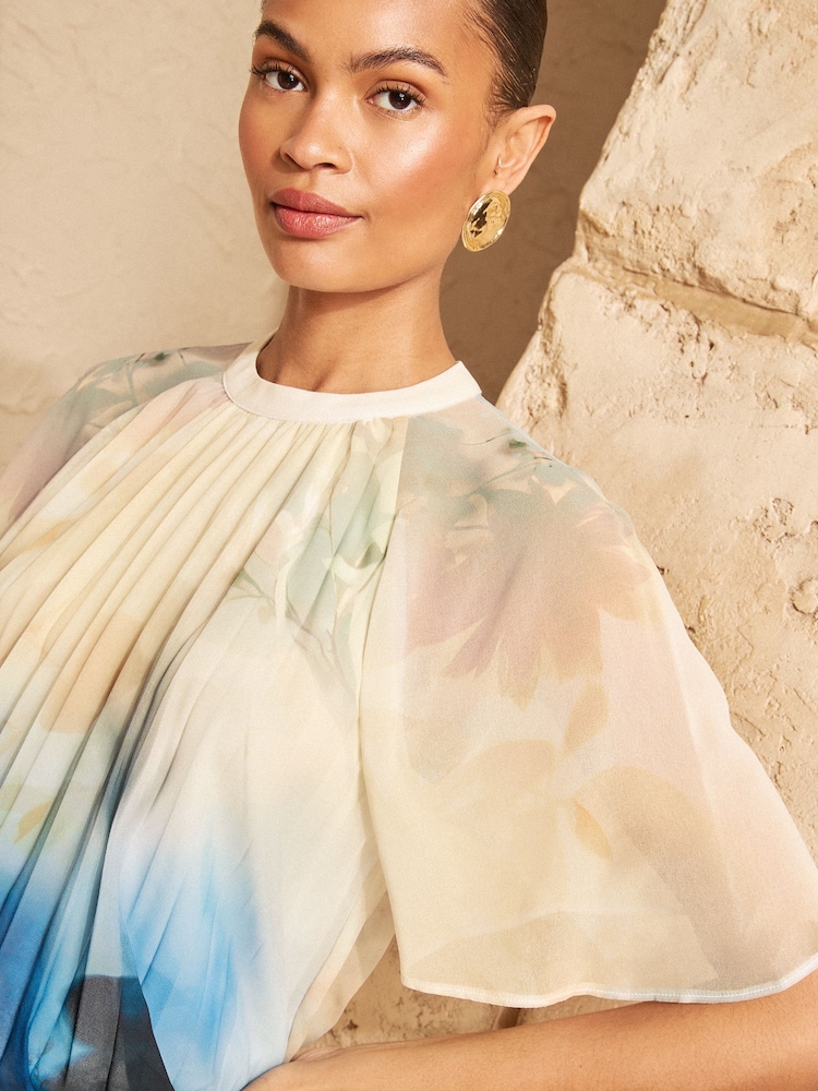 Love & Roses Ivory Shadow Floral Shell Top - Image 5 of 5