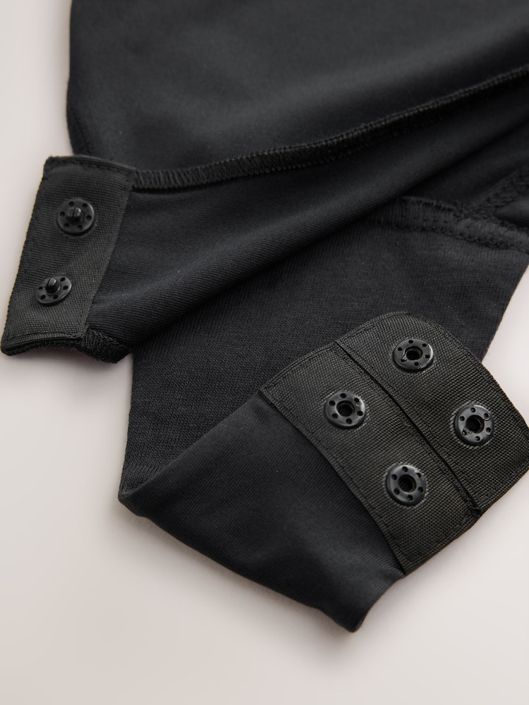 Black Microfibre Everyday Bodysuit - Image 8 of 8